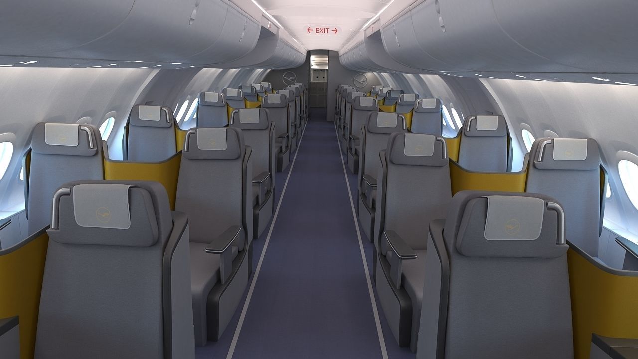 B 747-8 with Interior  3D model_17