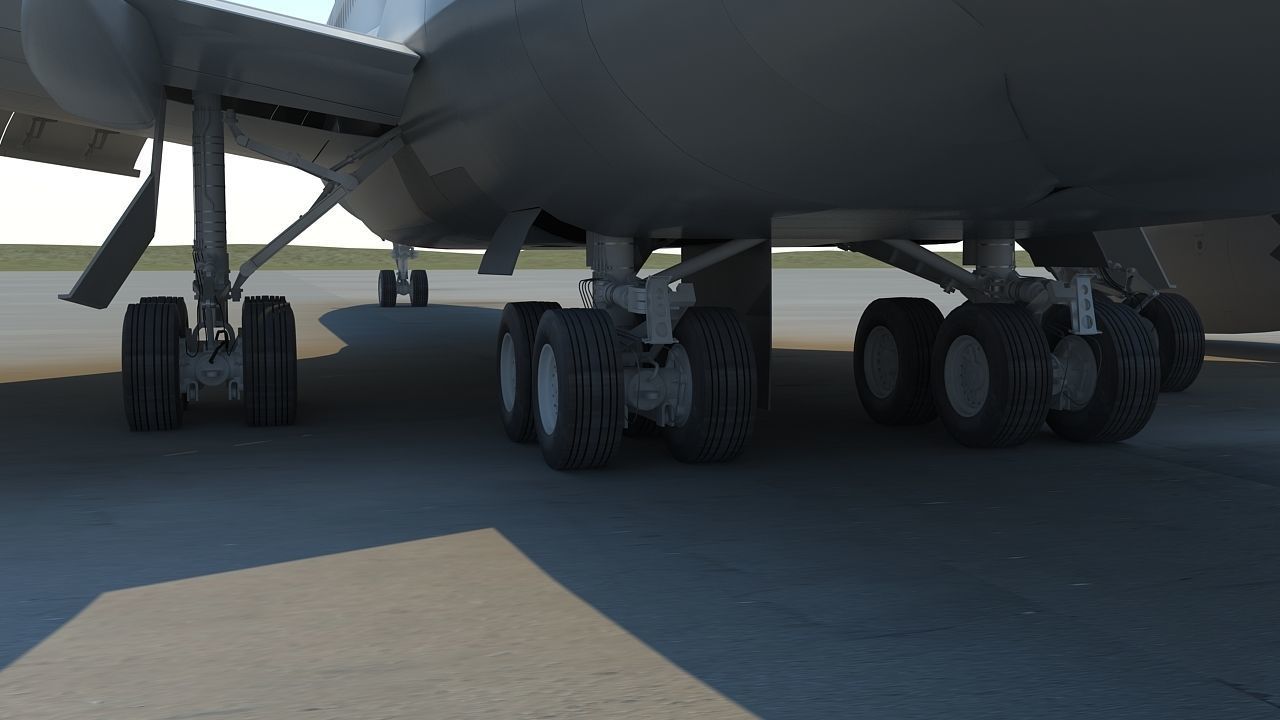 B 747-8 with Interior  3D model_24