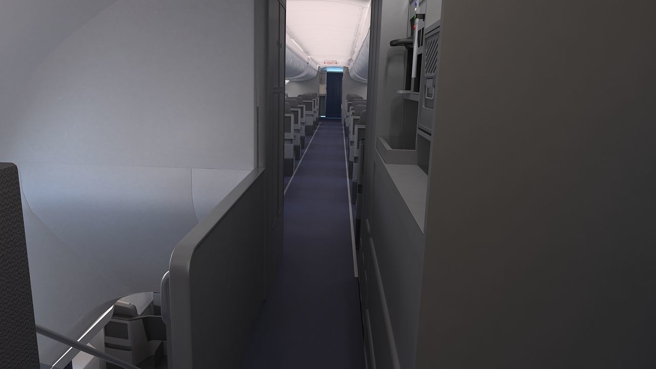 B 747-8 with Interior  3D model_18