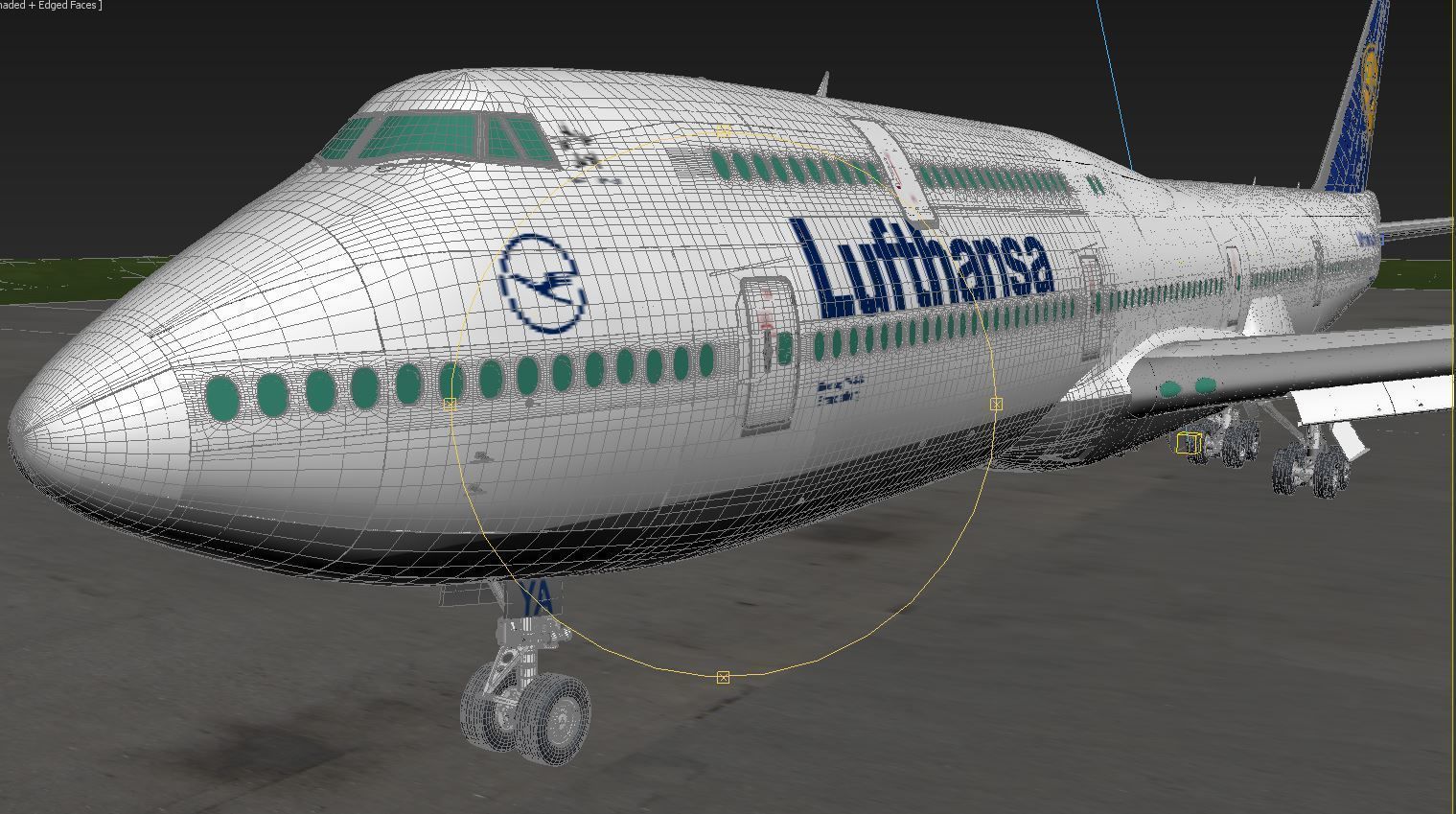 B 747-8 with Interior  3D model_25