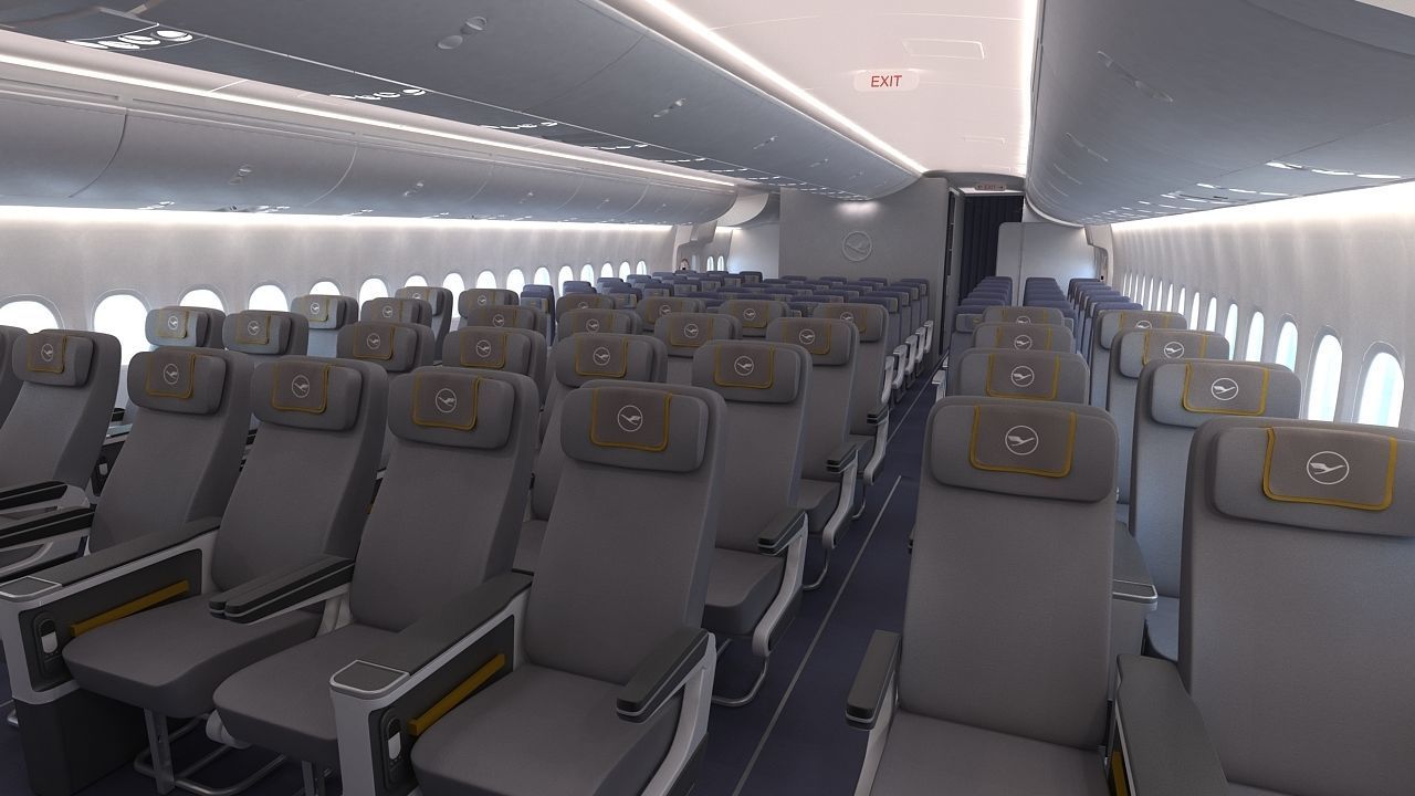 B 747-8 with Interior  3D model_16