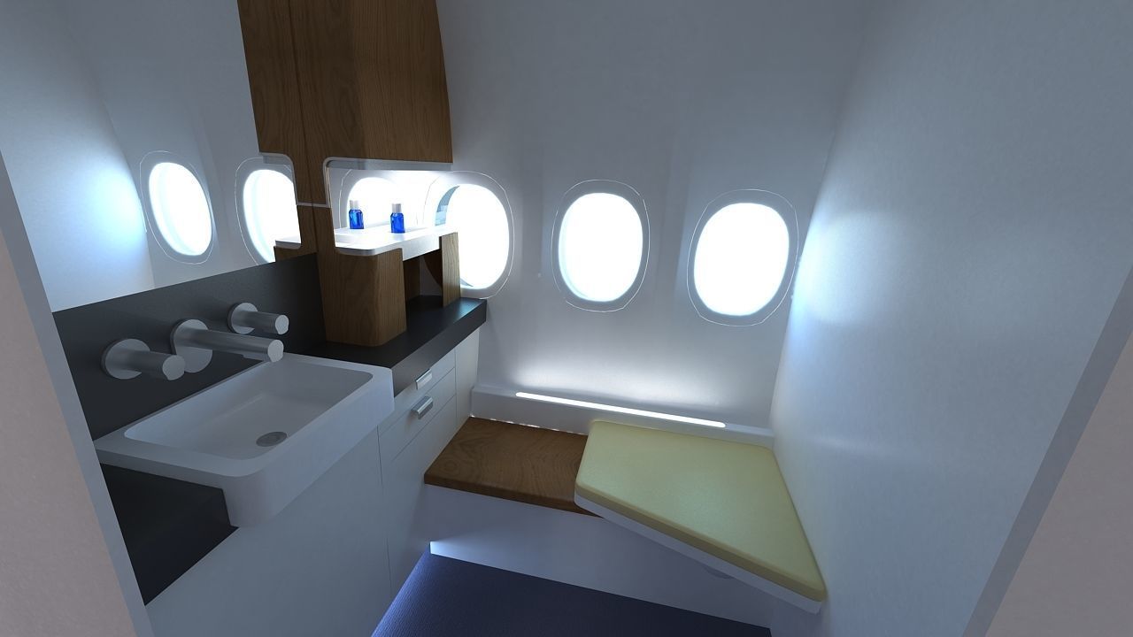 B 747-8 with Interior  3D model_20