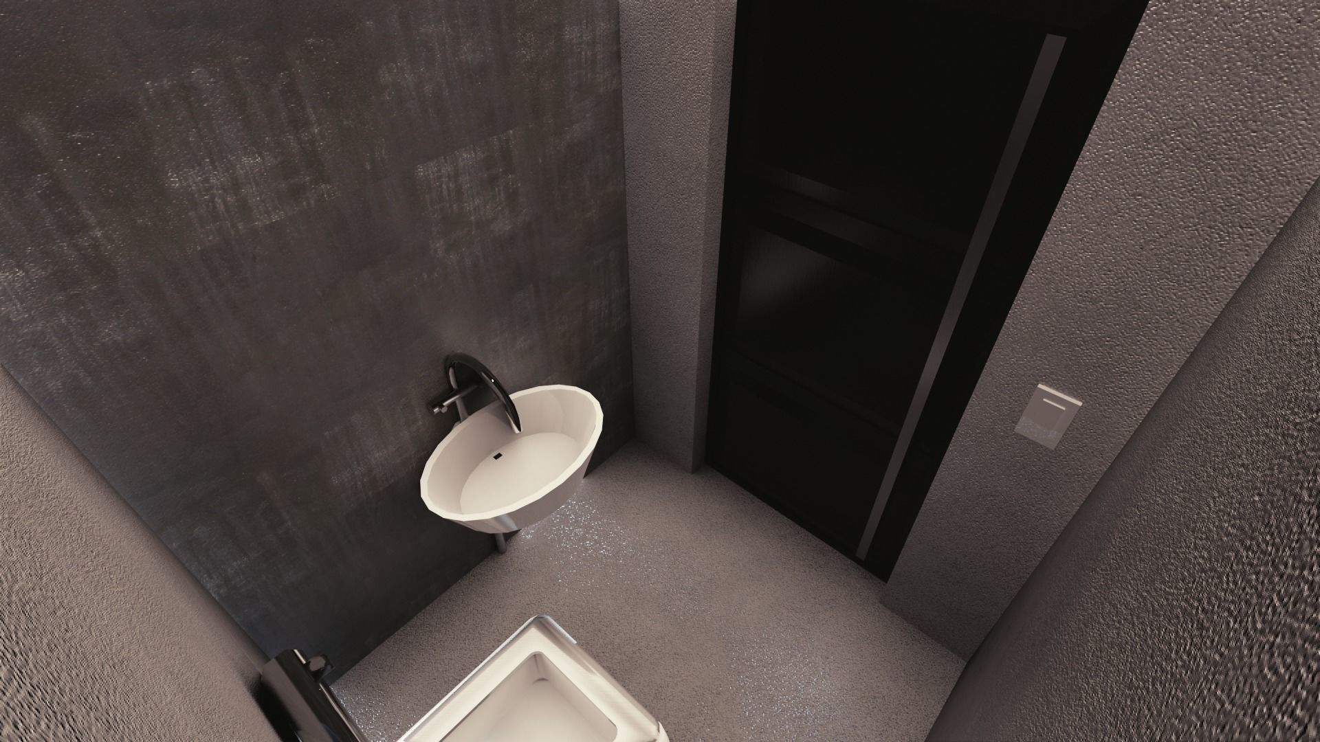 Blender Eevee Modern Mansion Low-poly 3D model_42