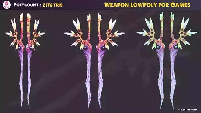 Sword - Weapon LowPoly for Games