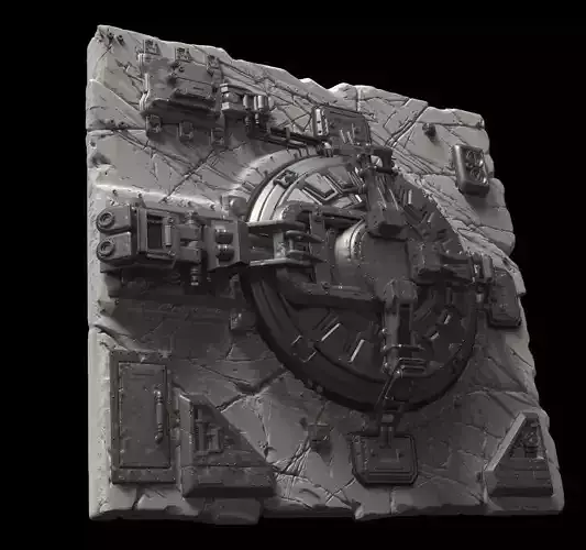 Missile silo 3D print model