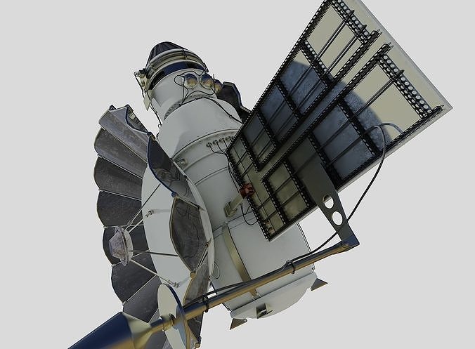 Venera 4 spacecraft 3D model