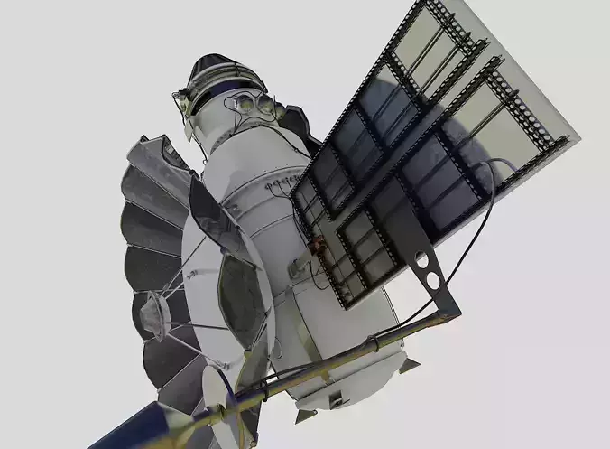 Venera 4 spacecraft 3D model