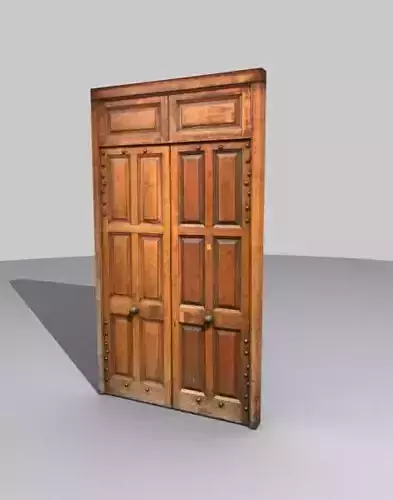 Door 34 external wooden double