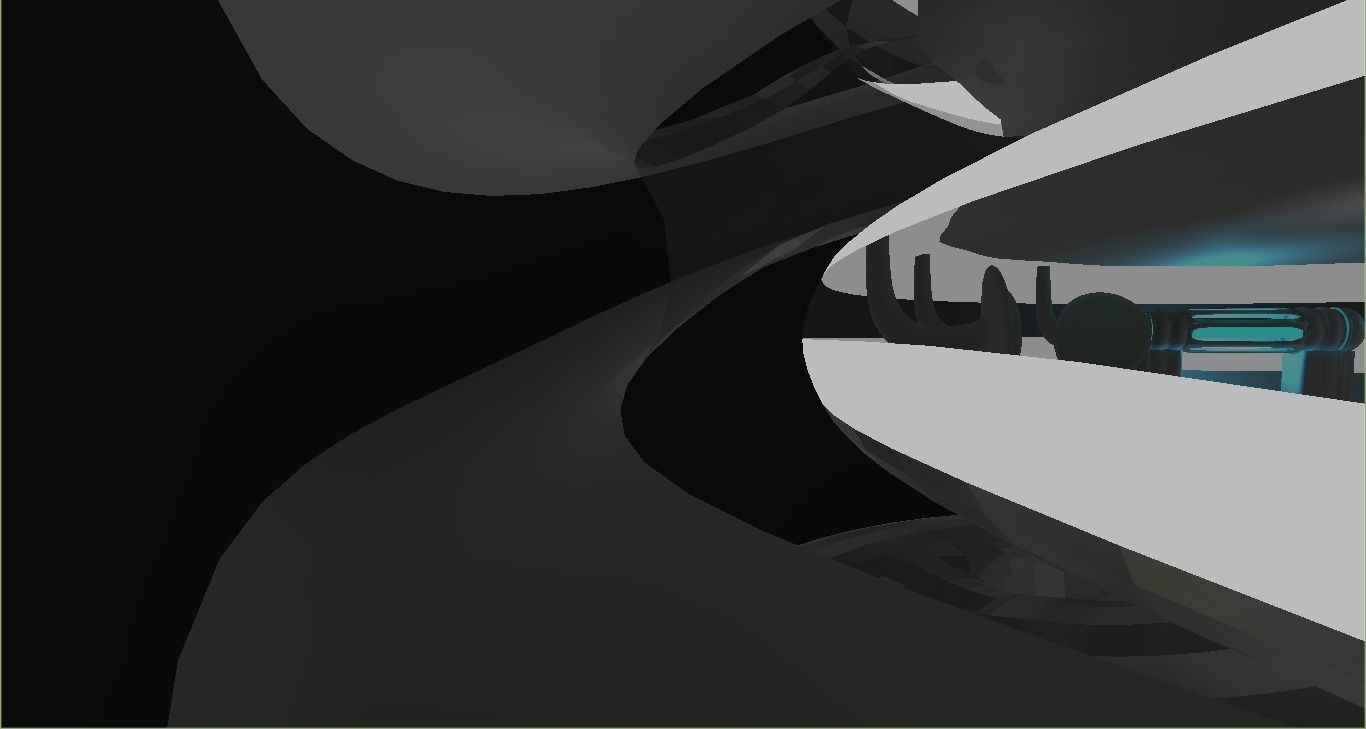 Future Laboratory And Future si fi componants Low-poly 3D model_11