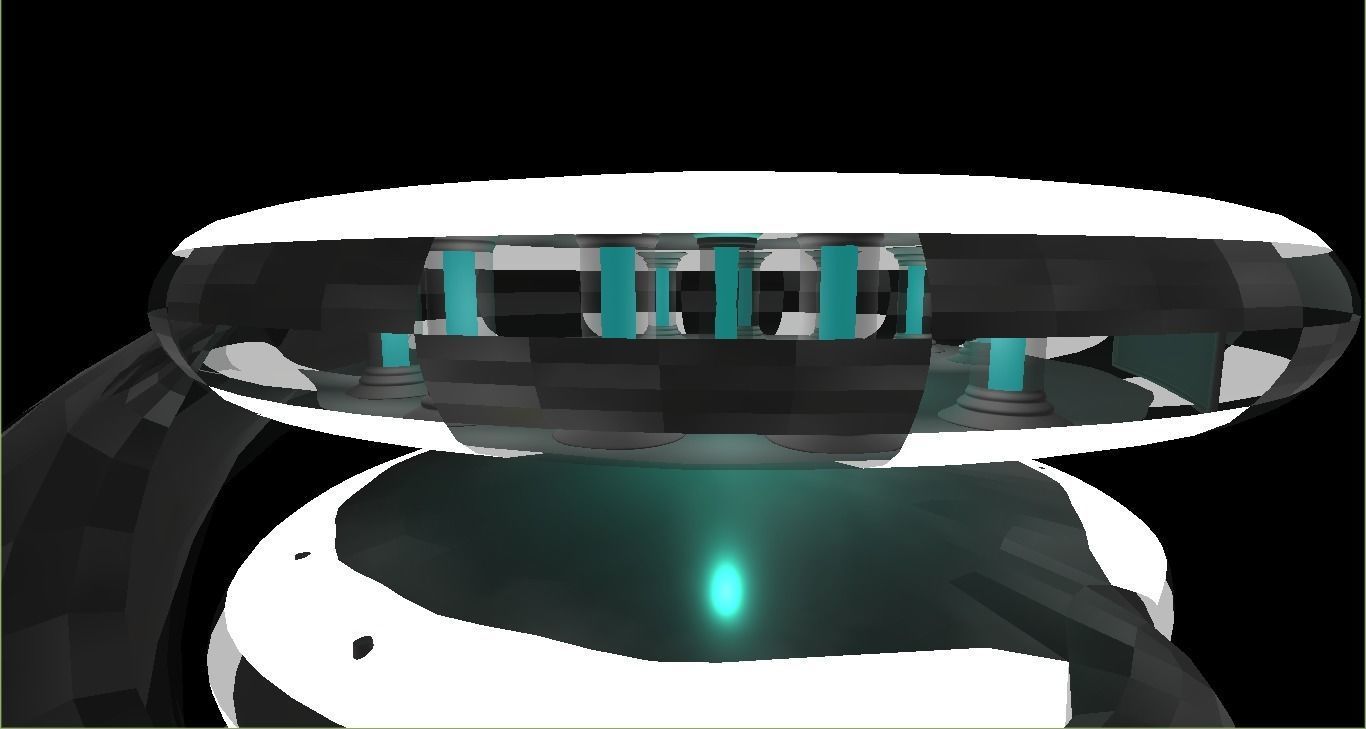 Future Laboratory And Future si fi componants Low-poly 3D model_2