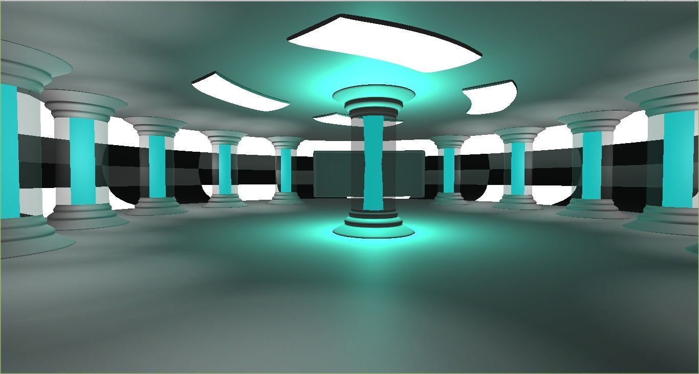 Future Laboratory And Future si fi componants Low-poly 3D model_12