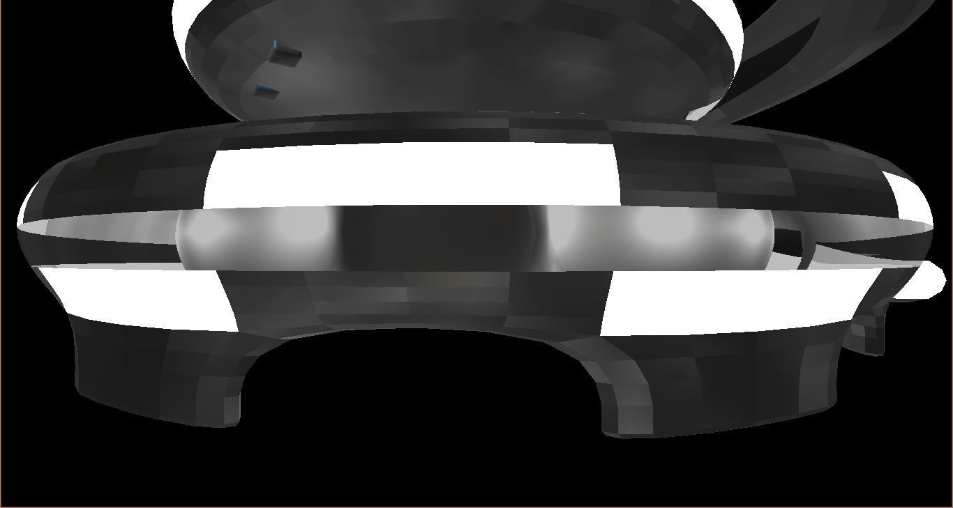 Future Laboratory And Future si fi componants Low-poly 3D model_7