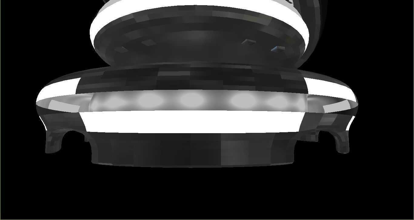 Future Laboratory And Future si fi componants Low-poly 3D model_4