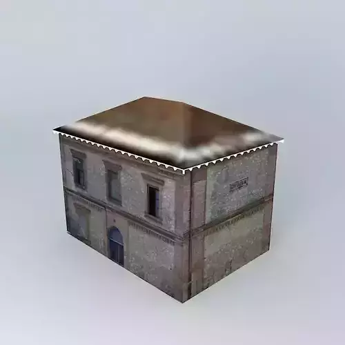 Abandoned building train station