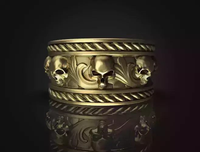 skull band 3D print model
