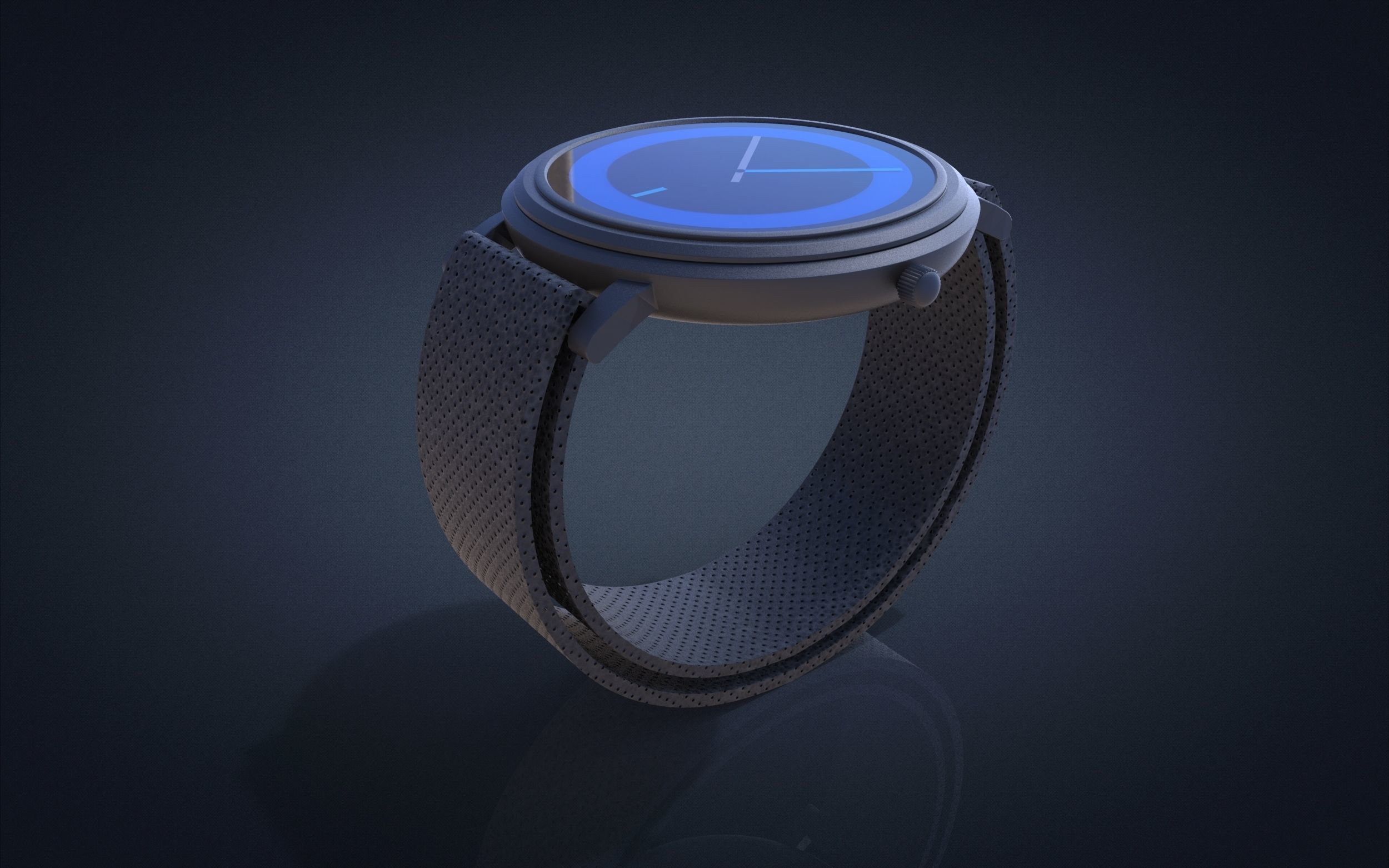 Tangency watch 3D model_1