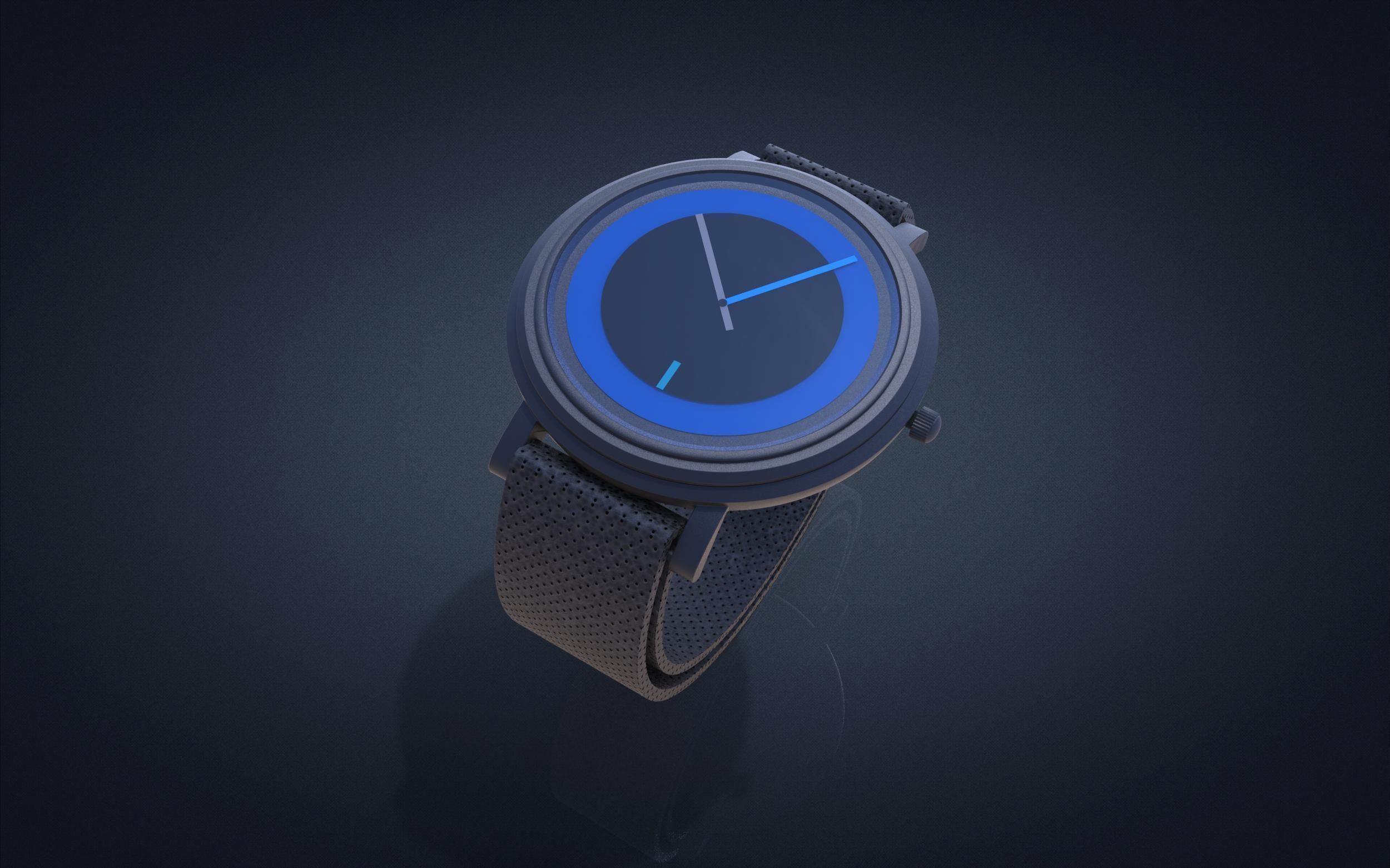 Tangency watch 3D model_2