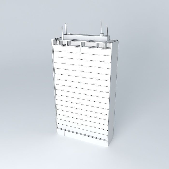 Building in Campinas SP Center 3D model_4