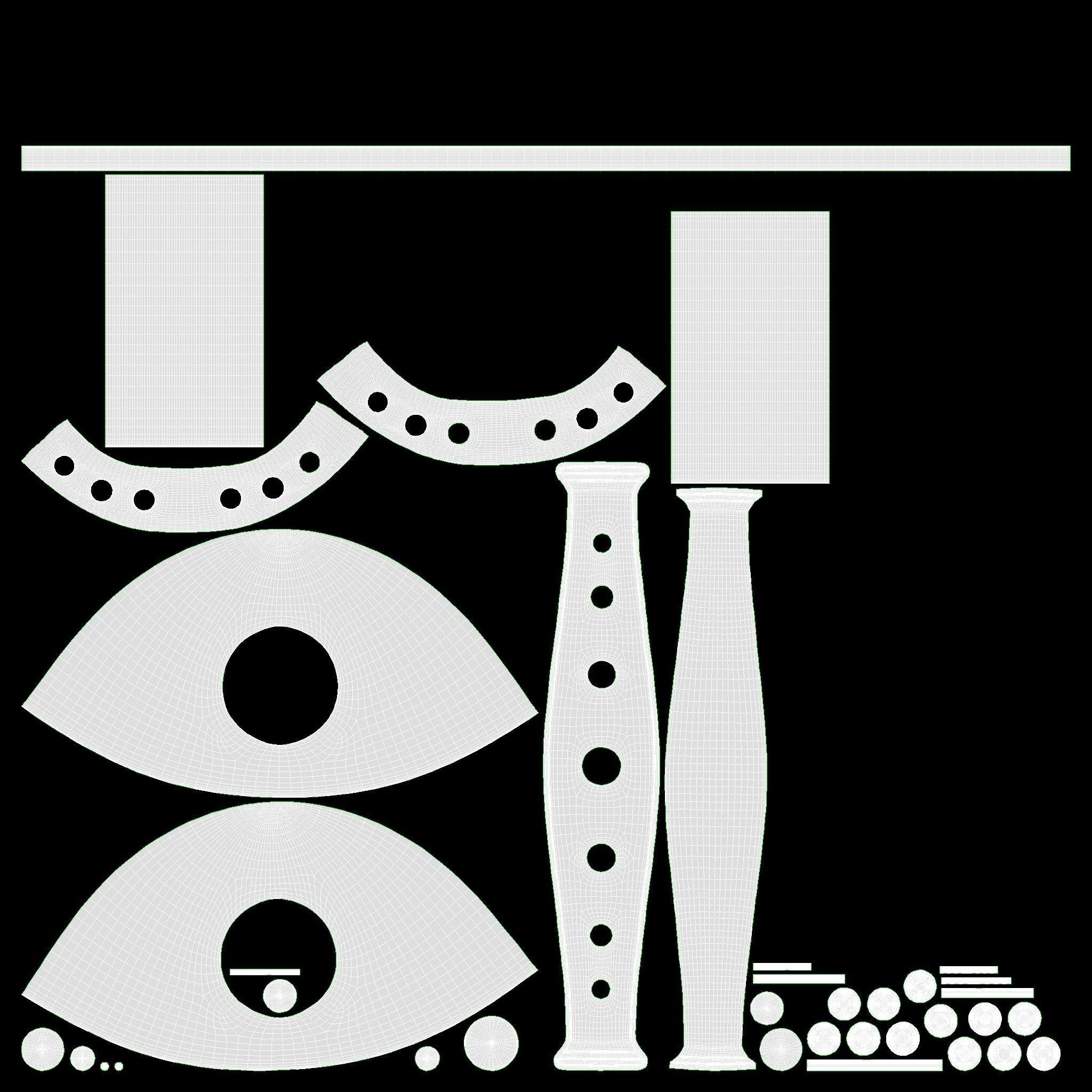 Warrior Helmet 02 3D model_10