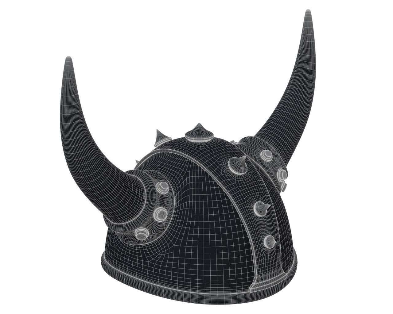 Warrior Helmet 02 3D model_7