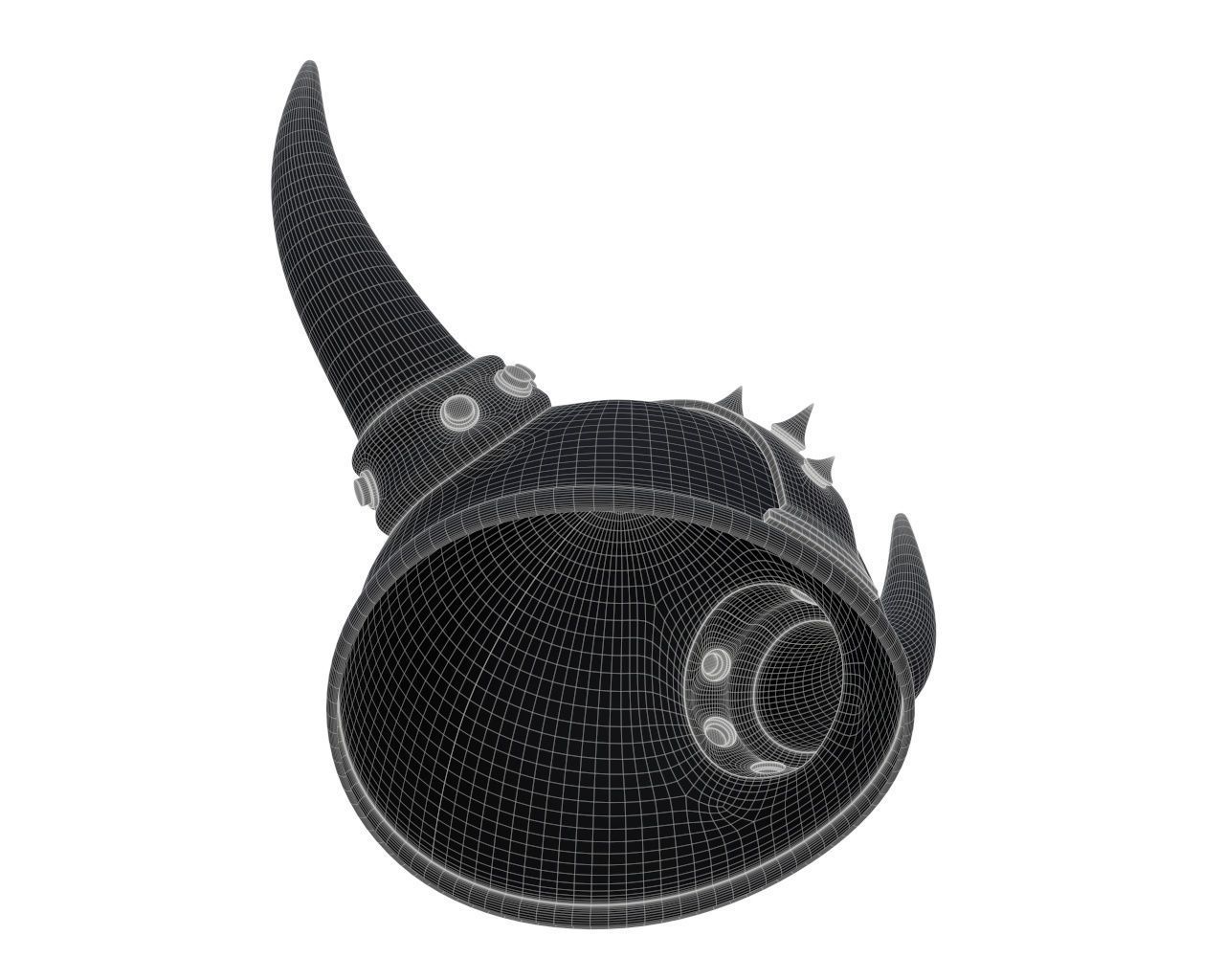 Warrior Helmet 02 3D model_8