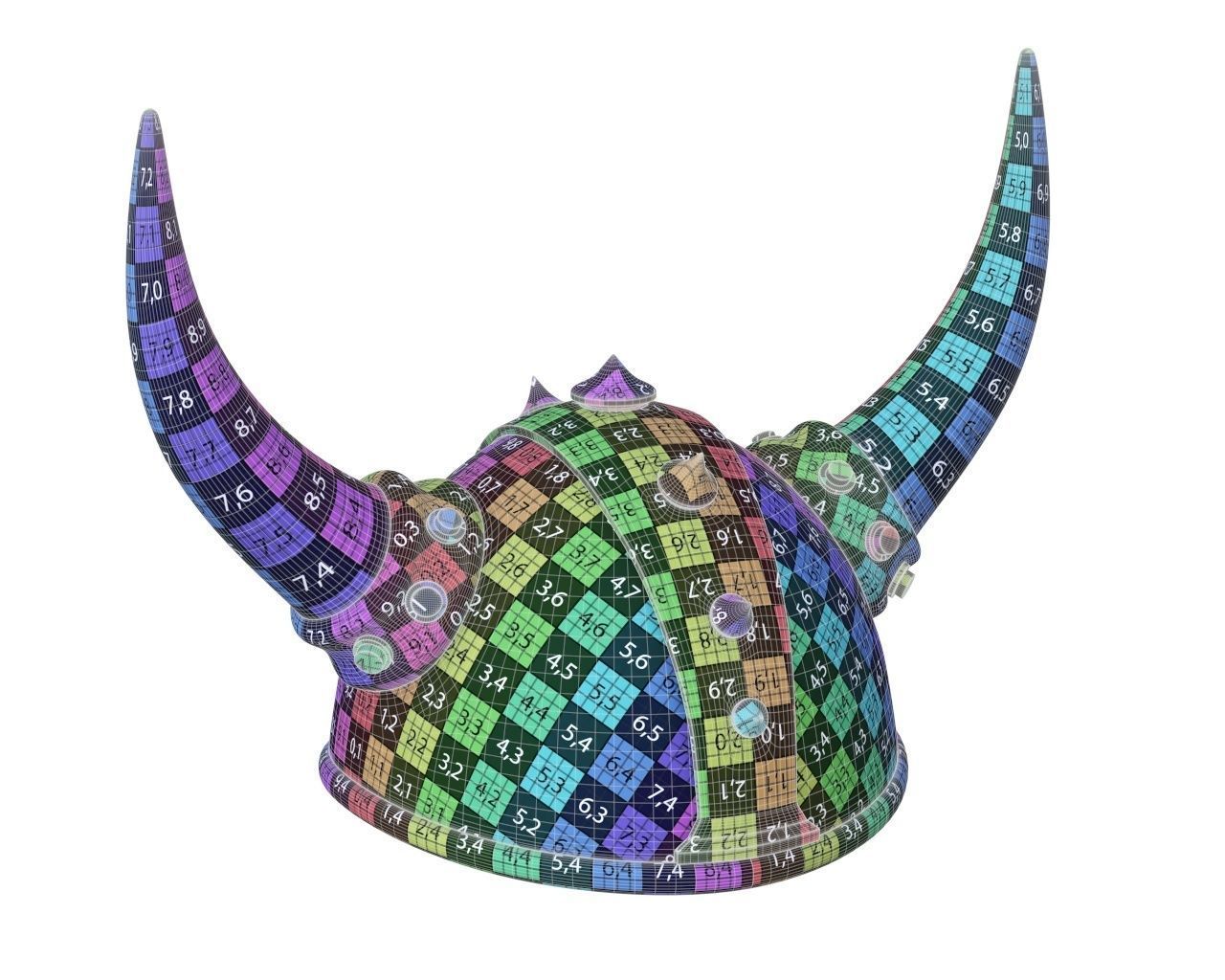 Warrior Helmet 02 3D model_9