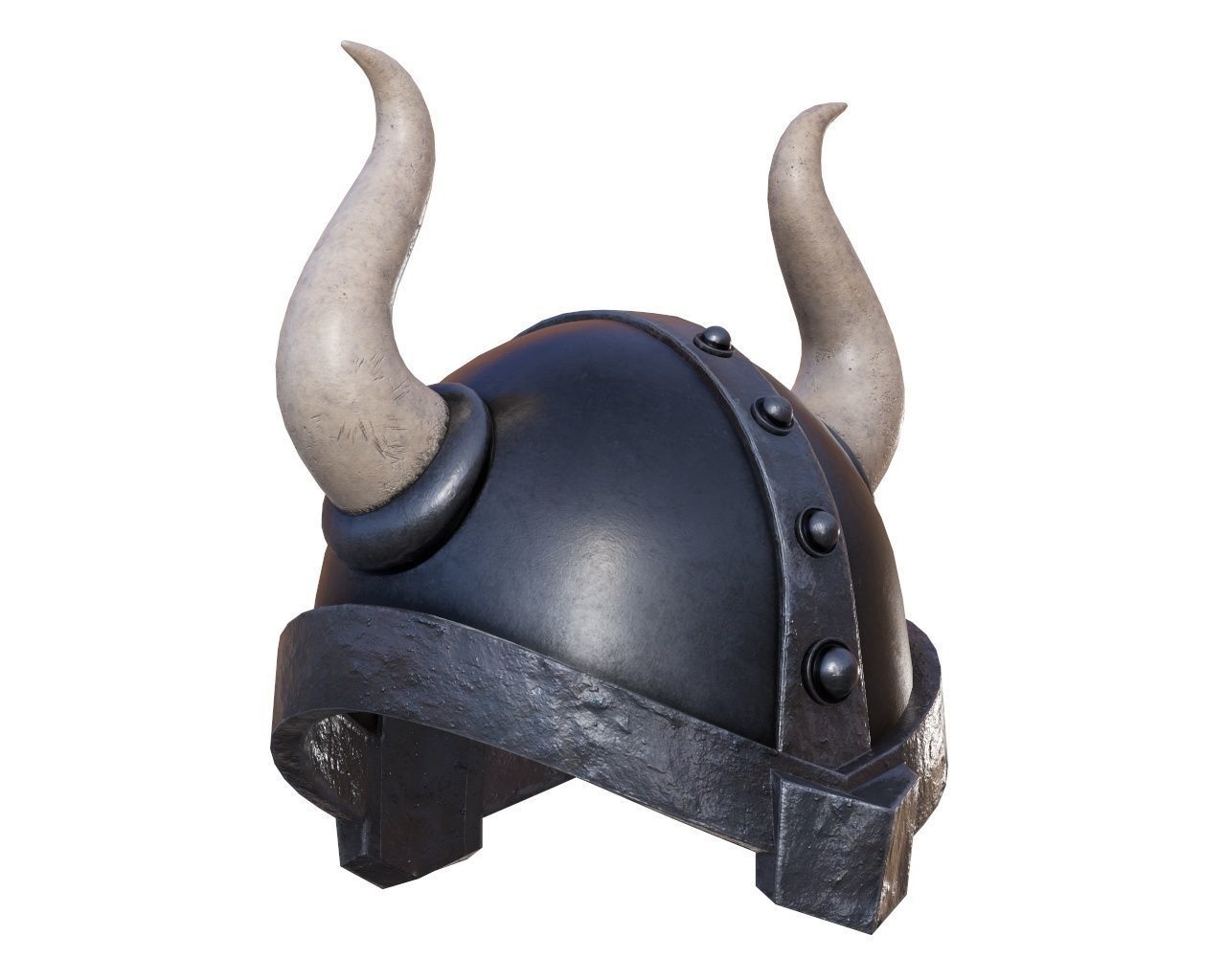 Warrior Helmet 01 3D model_3