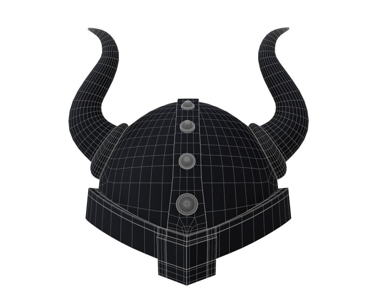 Warrior Helmet 01 3D model_6