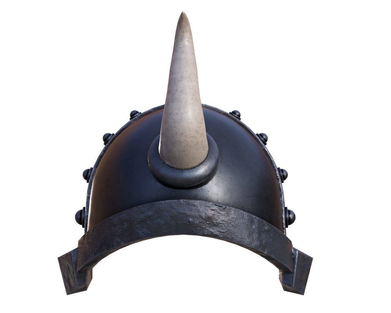 Warrior Helmet 01 3D model_2