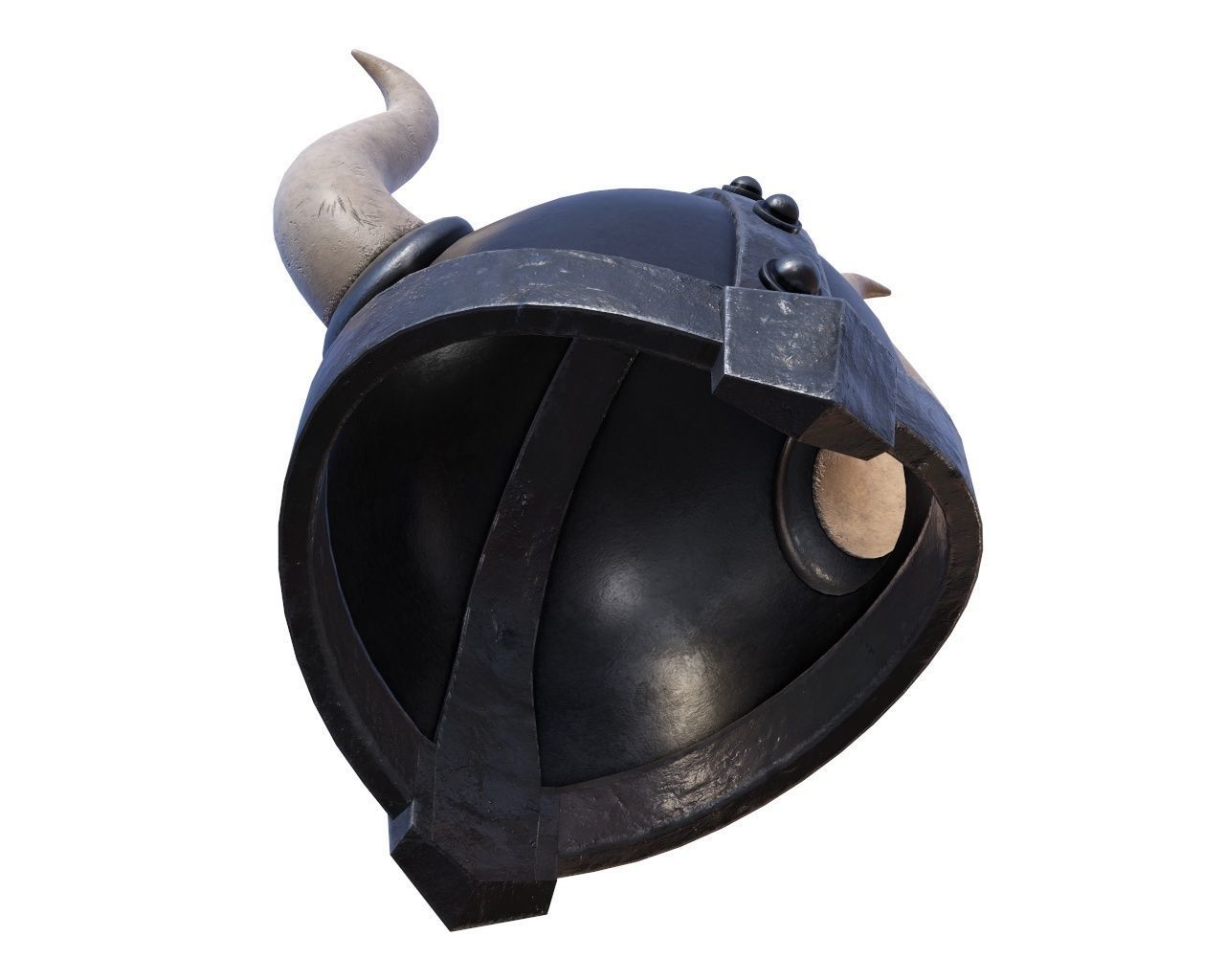 Warrior Helmet 01 3D model_5