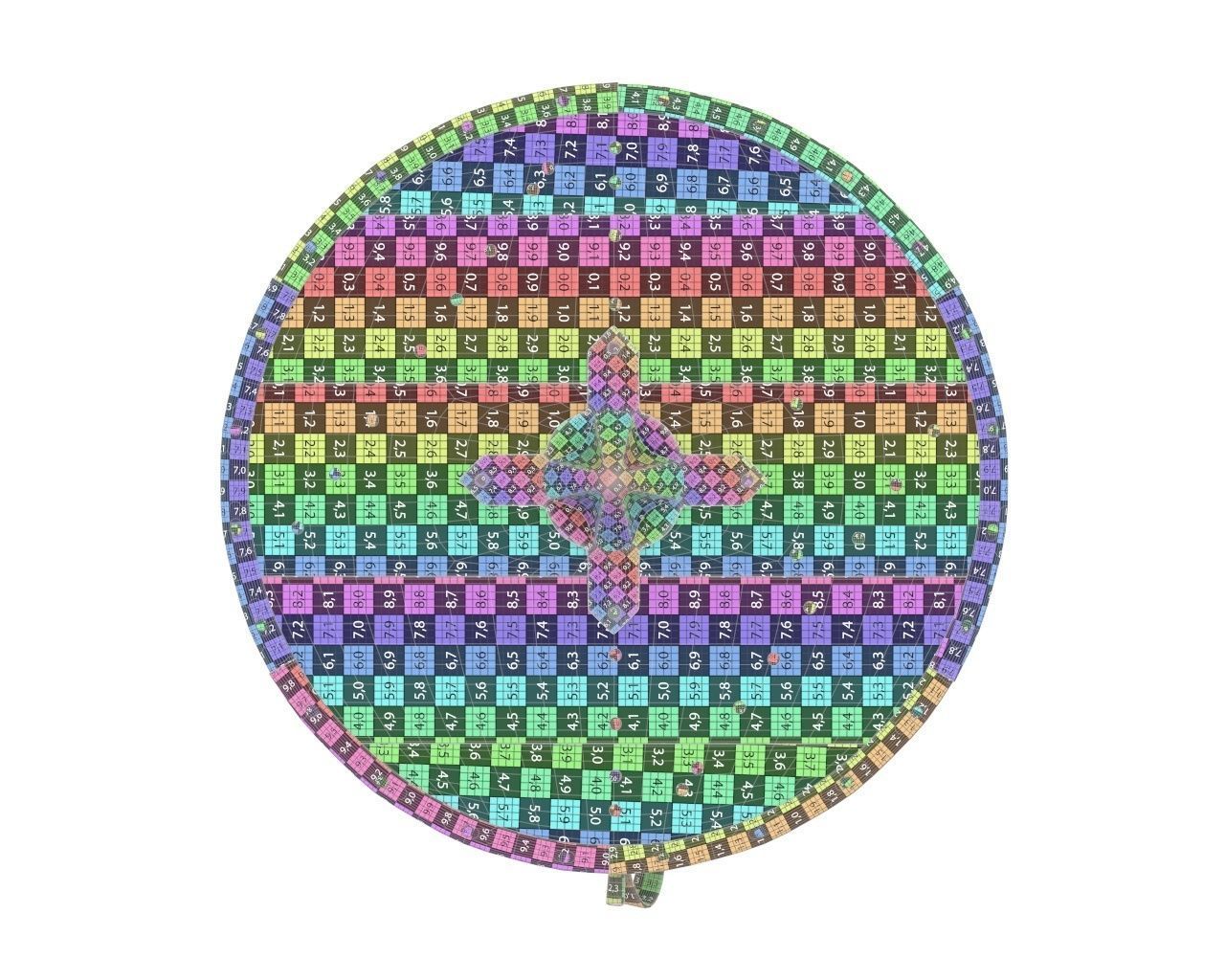 Viking Round Shield 4 3D model_9