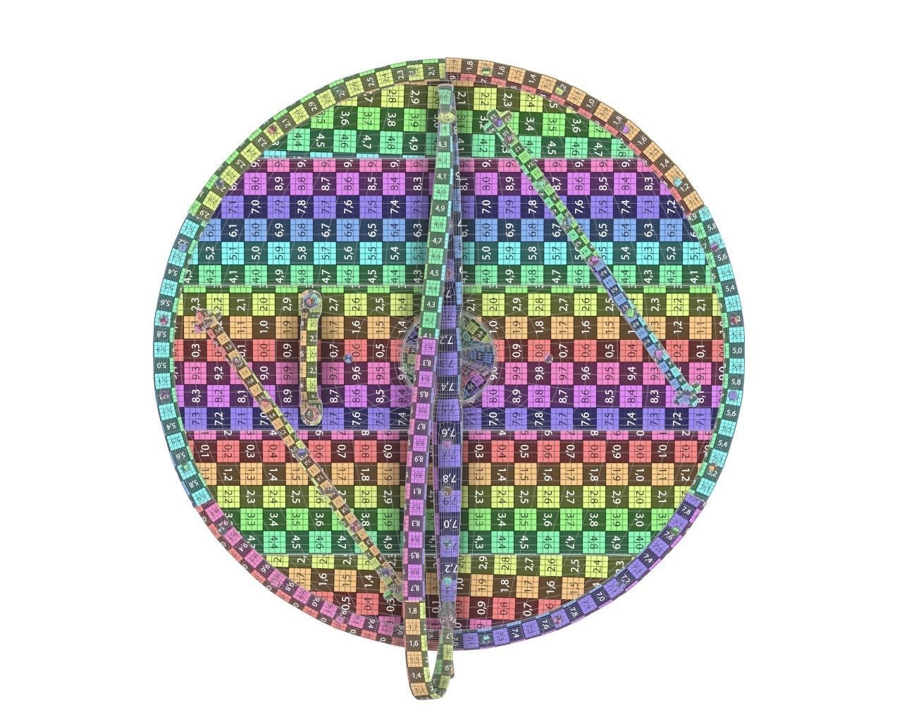 Viking Round Shield 4 3D model_8