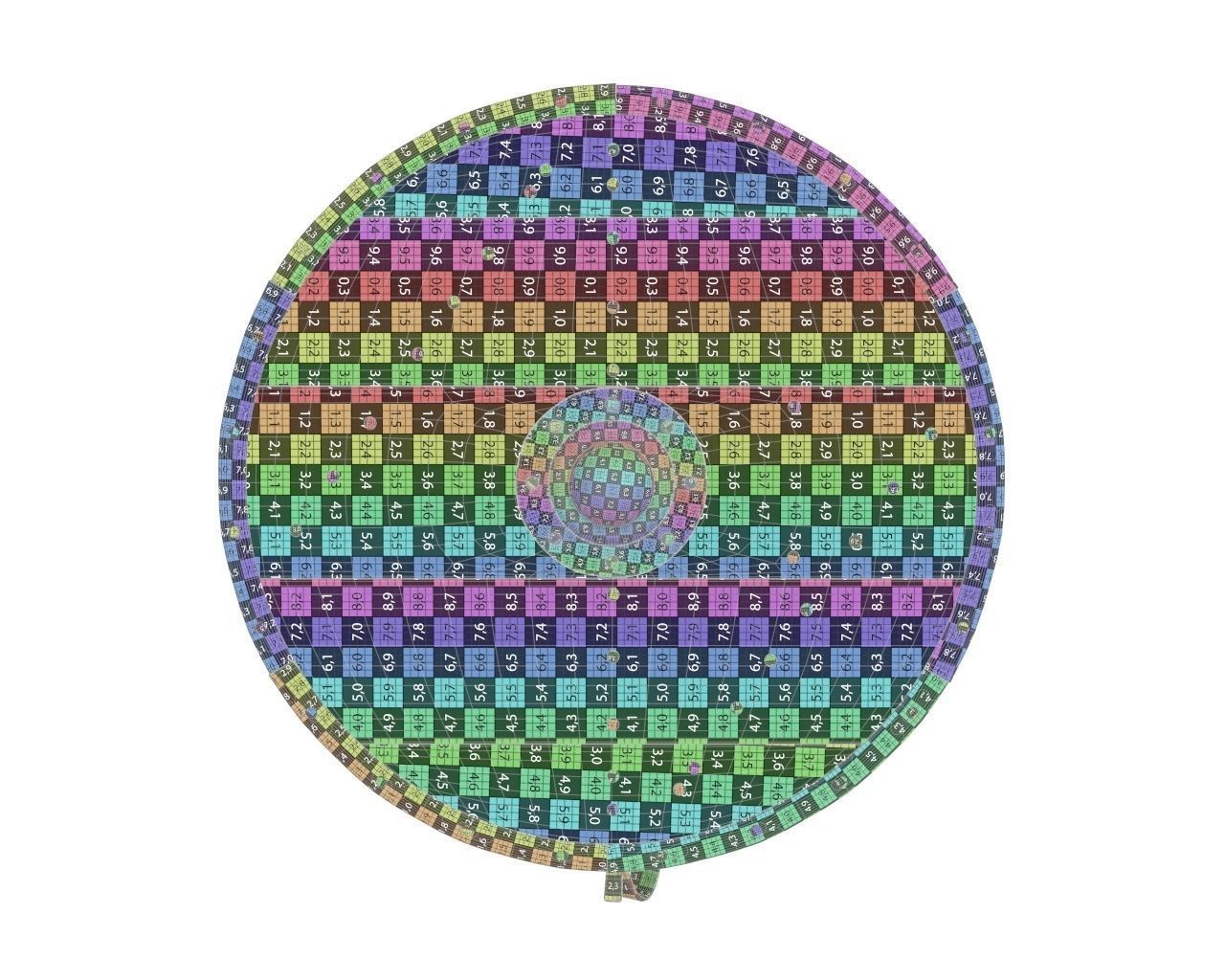 Viking Round Shield 2 3D model_9