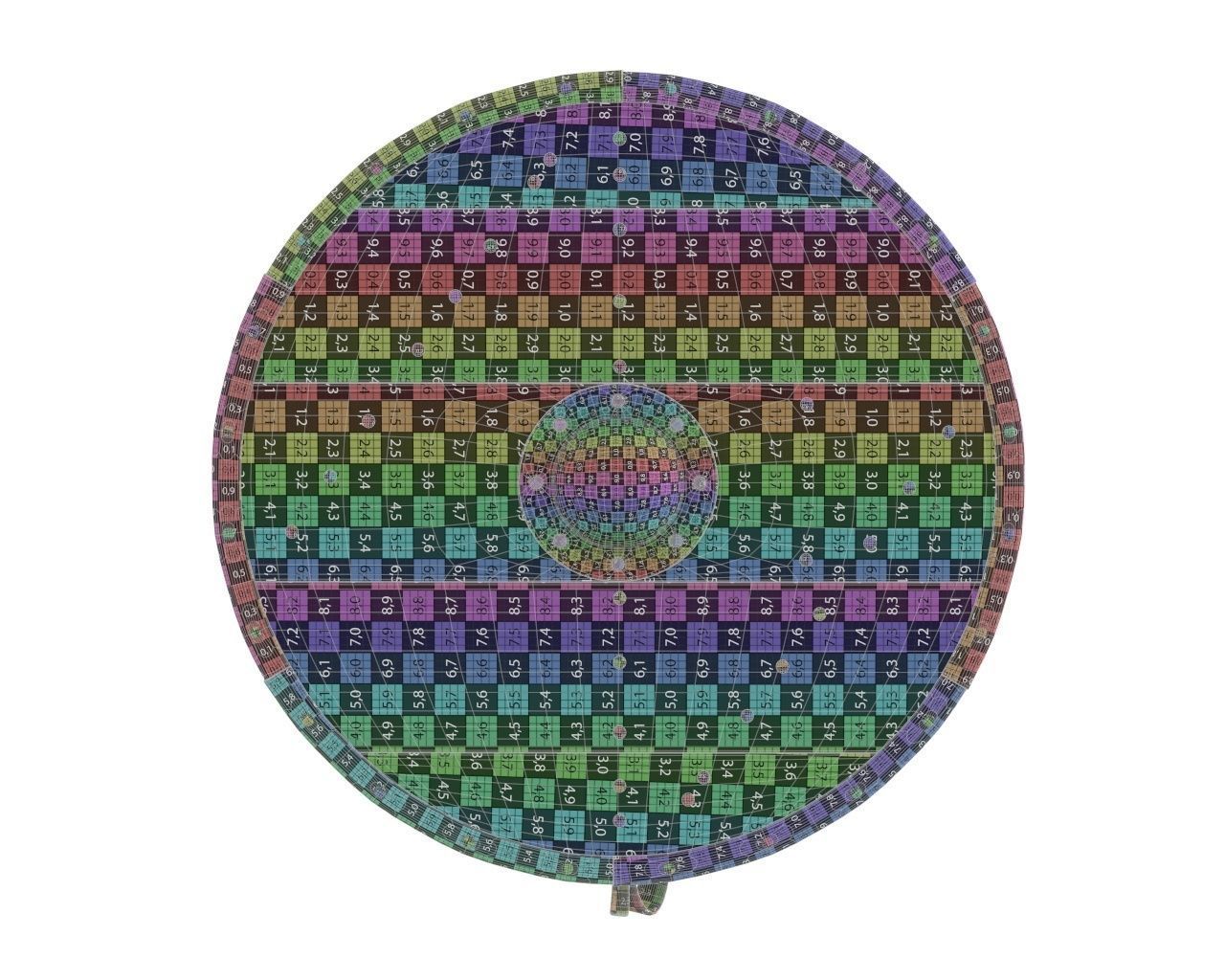 Viking Round Shield 1 3D model_7