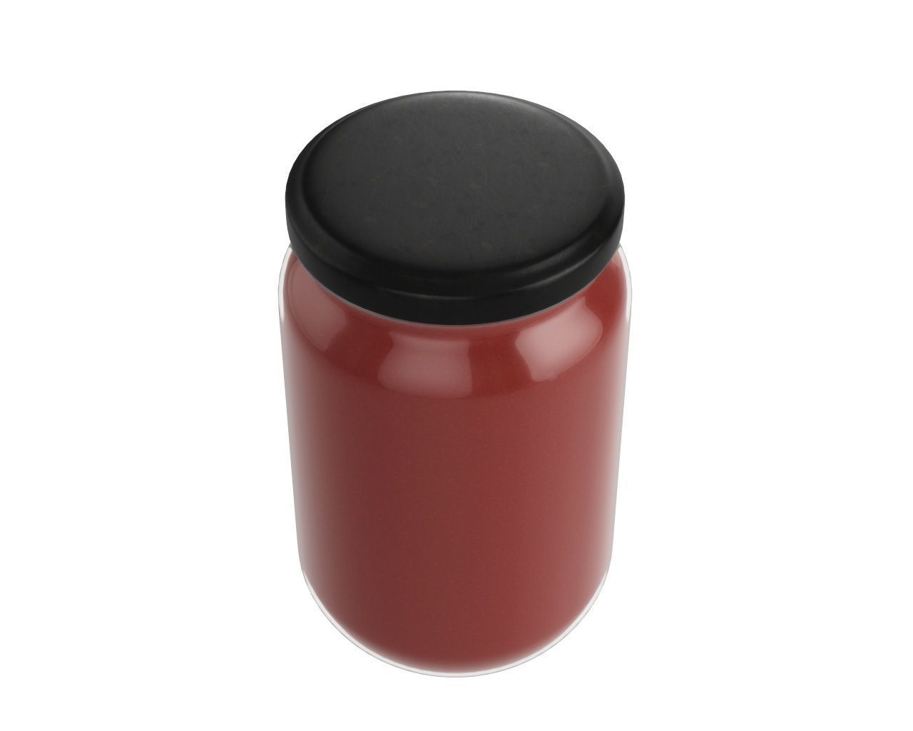 Tomato sauce jar 3D model_3
