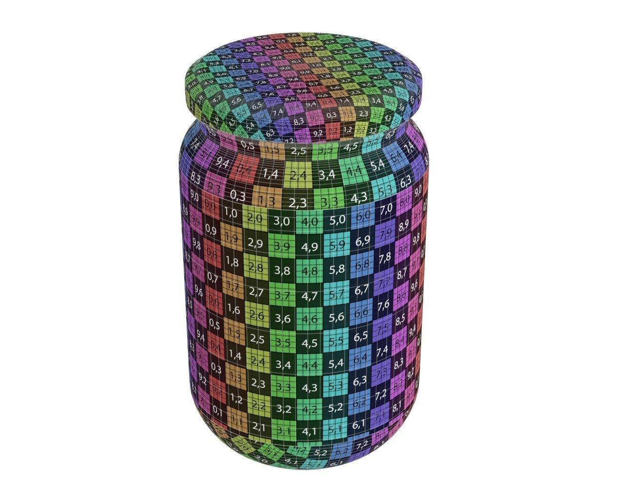 Tomato sauce jar 3D model_6