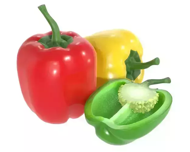 Pepper bell comp 01 3D model