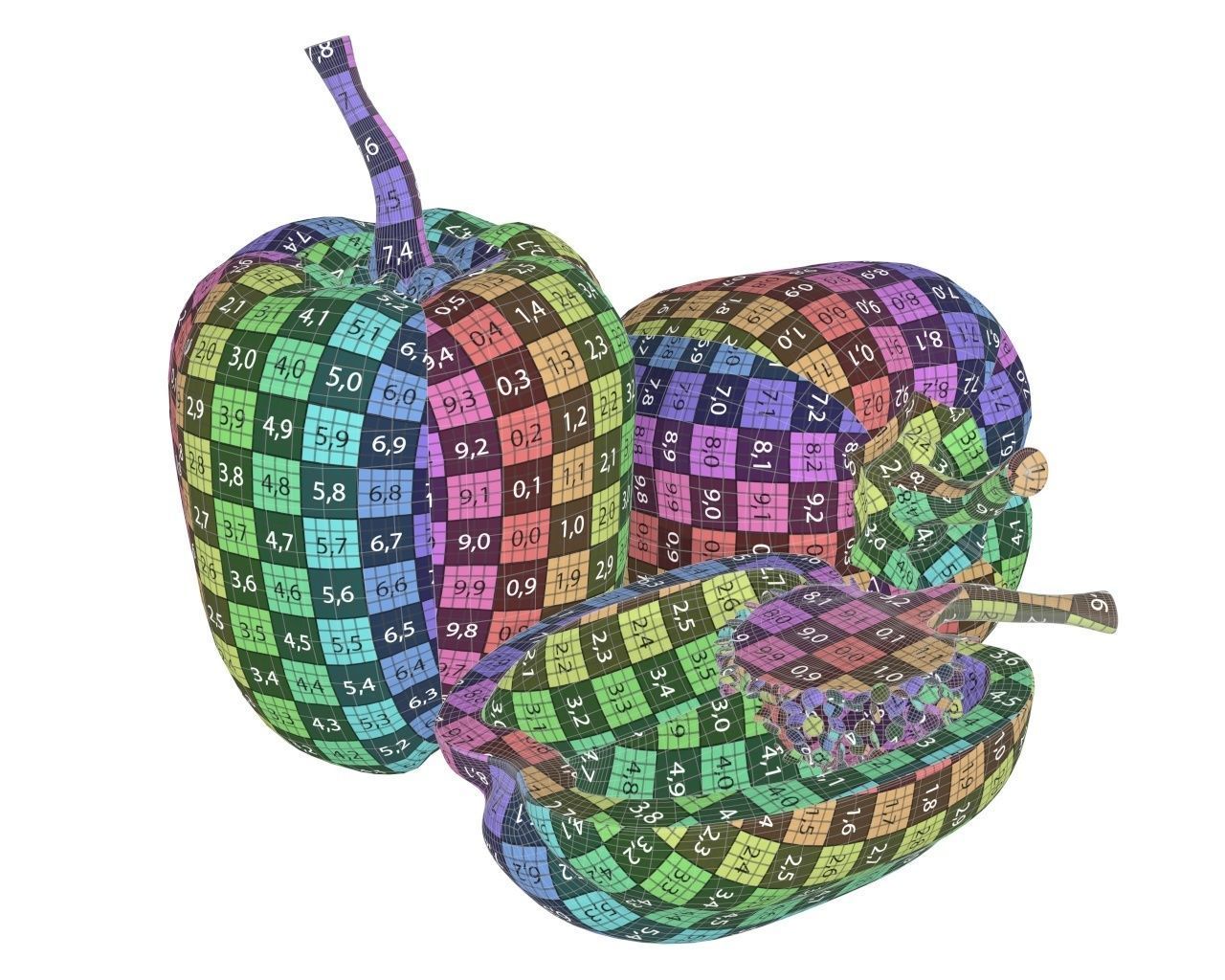 Pepper bell comp 01 3D model_9