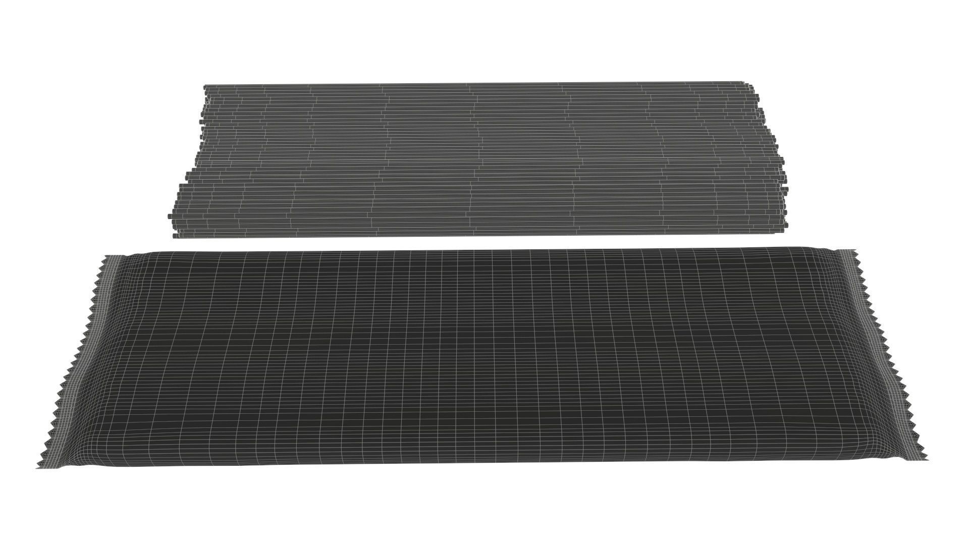 Pasta spaghetti package transparent 3D model_6