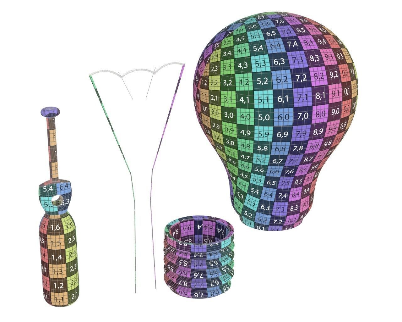 Incandescent light bulb 3D model_6