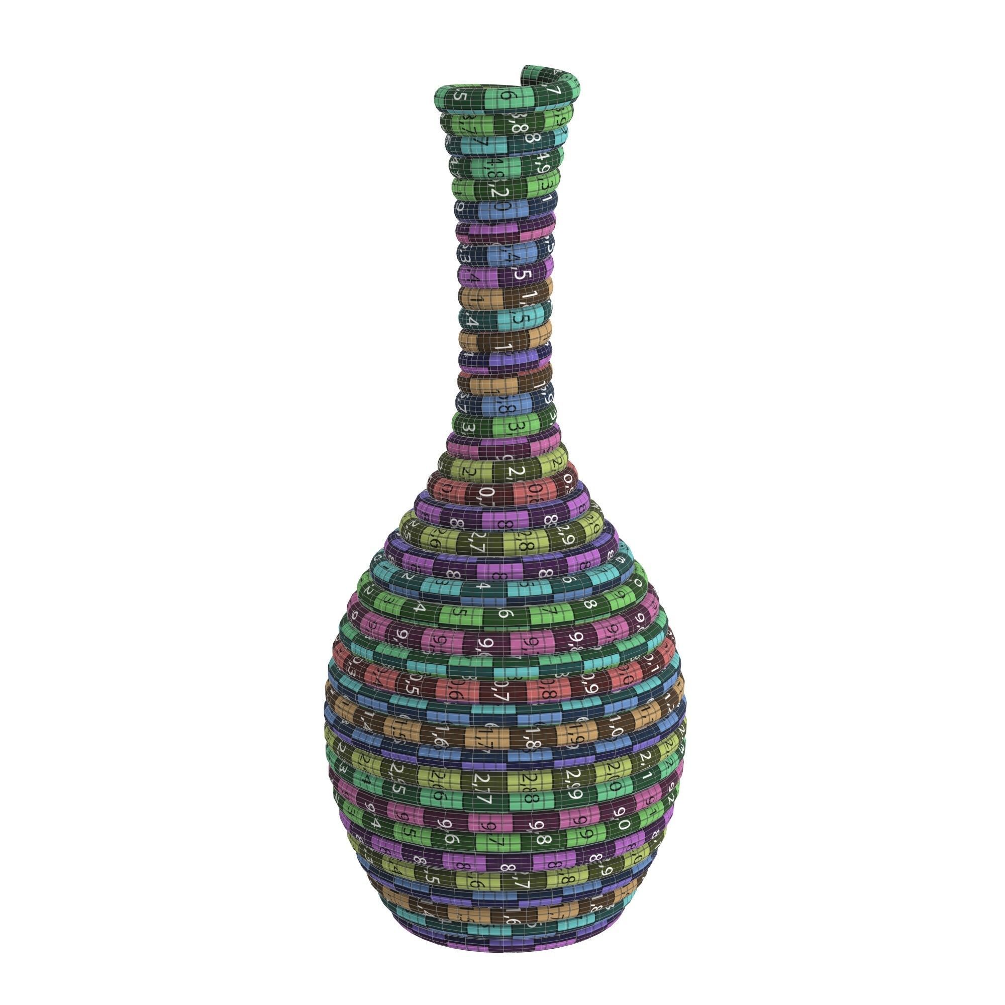 Decorative vase 06 3D model_6