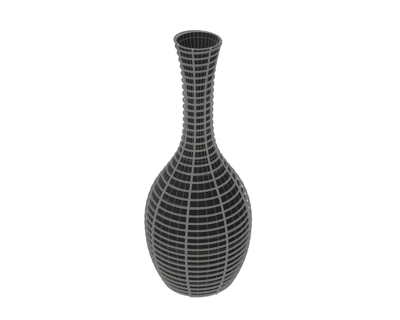 Decorative vase 05 3D model_4