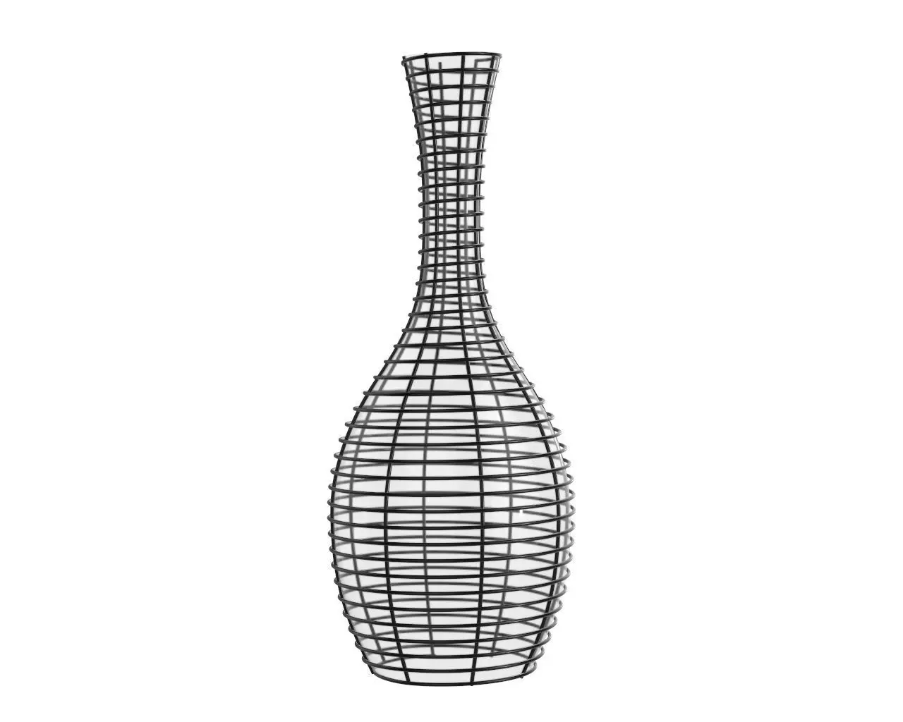 Decorative vase 05 3D model_0