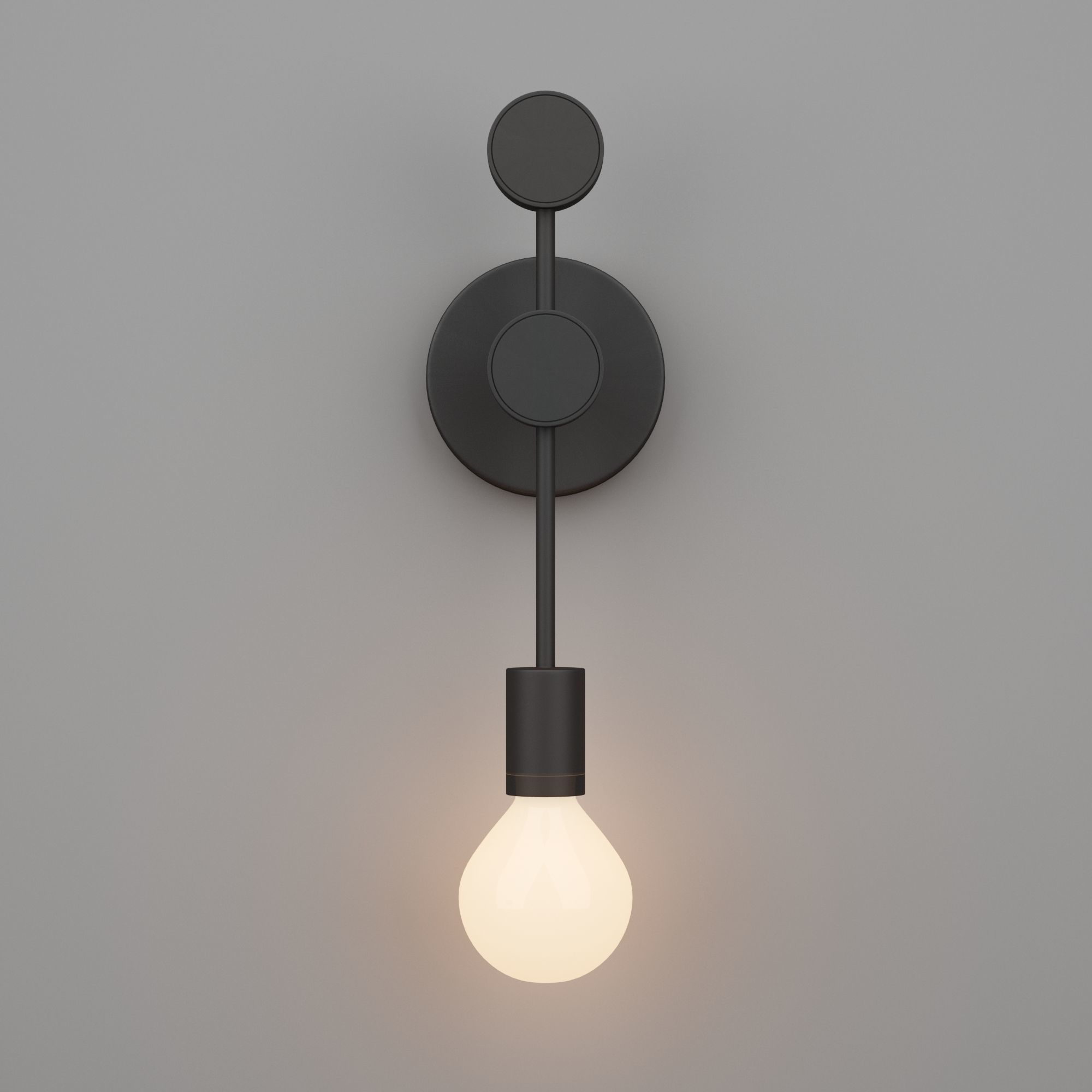 Simone Single Sconce 3D model_4