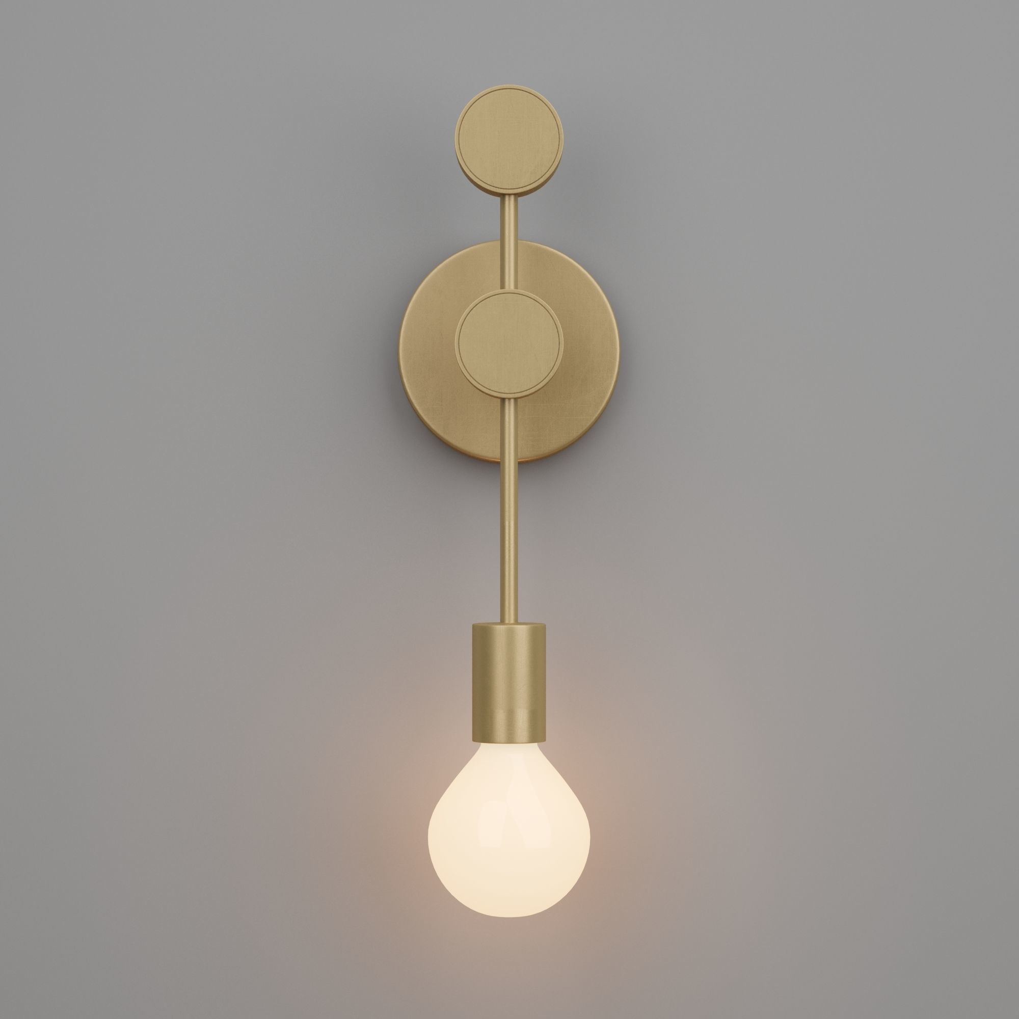 Simone Single Sconce 3D model_3