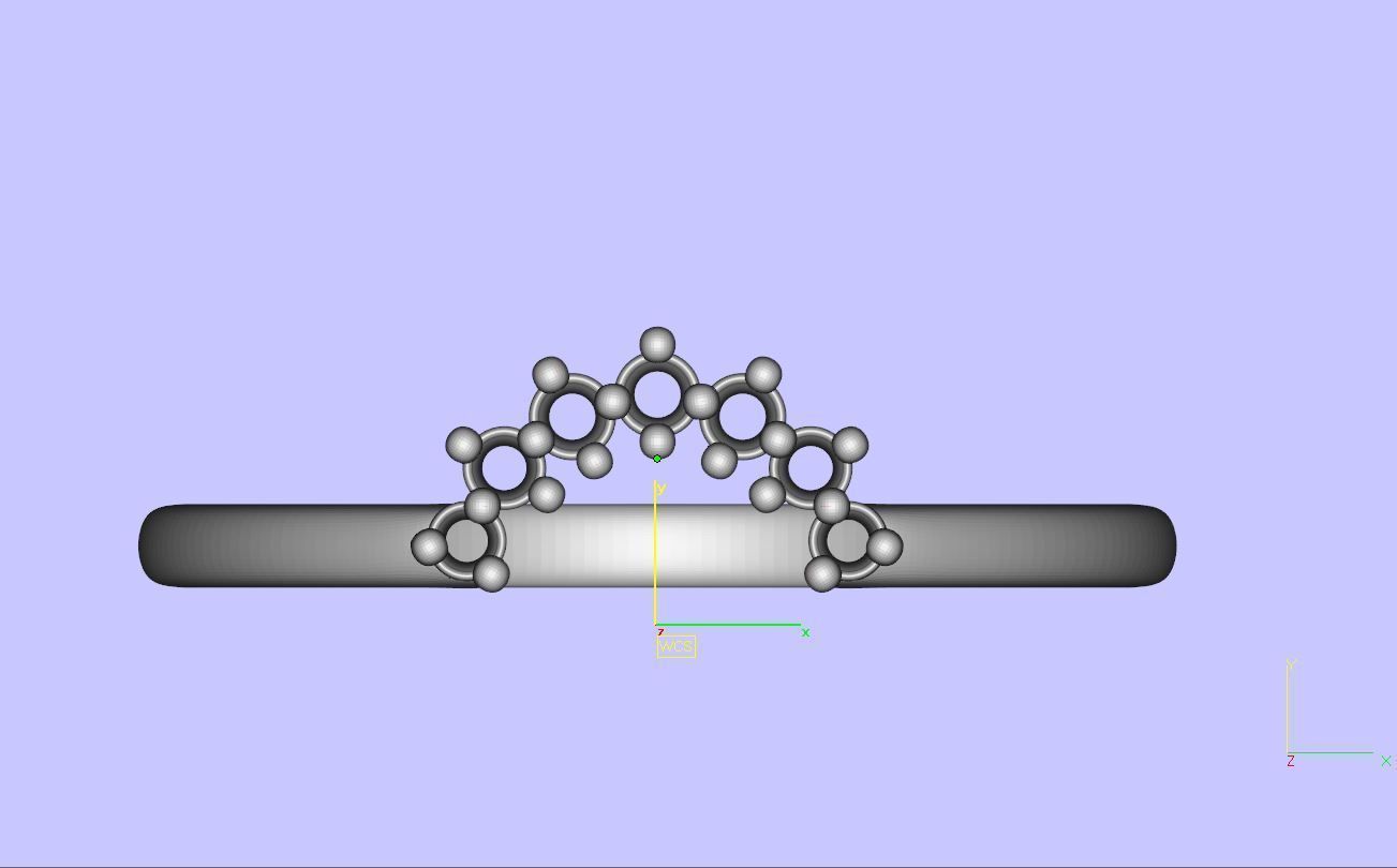 Florette Diamond Ring 03 3D print model_10