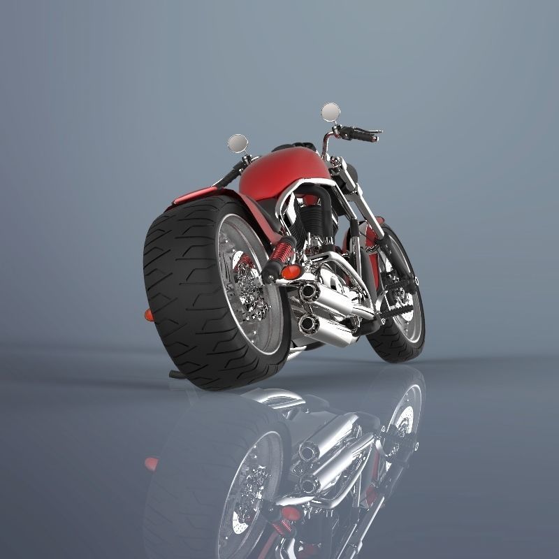 Motorcycle harley-davidson harley-davidson harley-davidson ha... 3D model_7