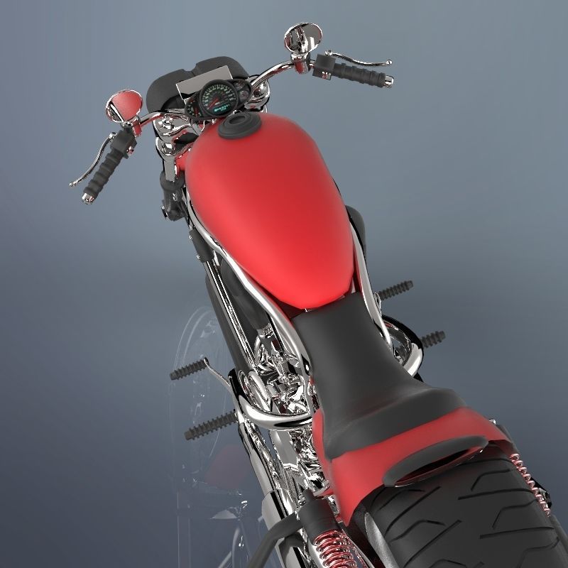 Motorcycle harley-davidson harley-davidson harley-davidson ha... 3D model_1