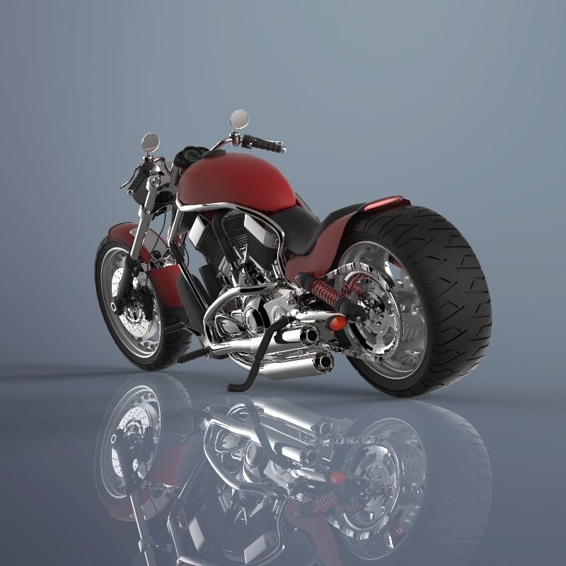 Motorcycle harley-davidson harley-davidson harley-davidson ha... 3D model_8