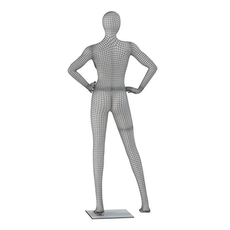 Abstract female mannequin 07 3D model_6